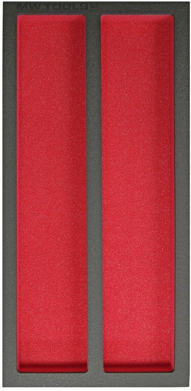 Leere Schaumstoffeinlage 190x 405mm mit 2 Fächern MW Tools