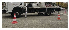 Trafikkegle PE, 1 bånd, pr. 10 stk. MW Tools Trafikkegle PE, 1 bånd, pr. 10 stk. MW Tools