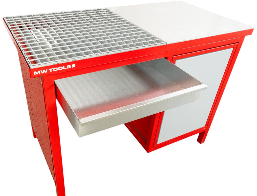 Table de soudage 120 cm - avec armoire MW Tools Table de soudage 120 cm - avec armoire MW Tools