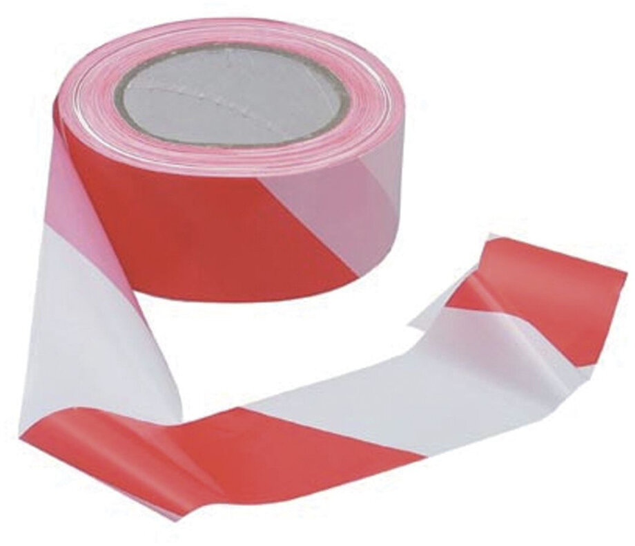 Rød og hvit sperrebånd MW Tools