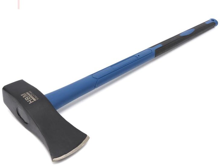 HBM kløveøkse med anti-slip fiberglashåndtag 2,7 kg 900 mm