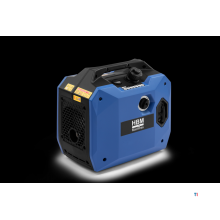 HBM inverter aggregat 79,7 cc benzinemotor 230V 2000W bærbar 1-fase IP23M USB-A/USB-C
