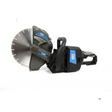 HBM accu betonzaag, dæksav, motorsliber 40 Volt.