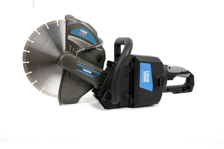 HBM accu betonzaag, dæksav, motorsliber 40 Volt.