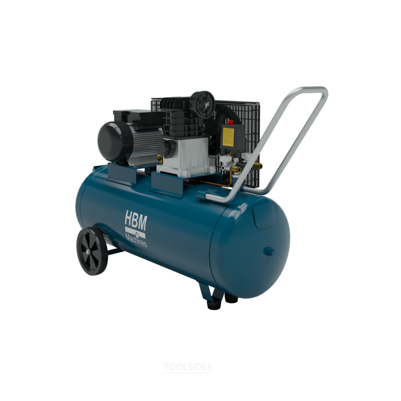HBM remtrækskompressor 100 liter