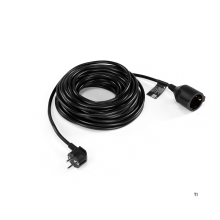 HBM verlengsnoer H05VV-F 3G1.5mm² 15m IP20 1-voudig HBM verlengsnoer H05VV-F 3G1.5mm² 15m IP20 1-voudig