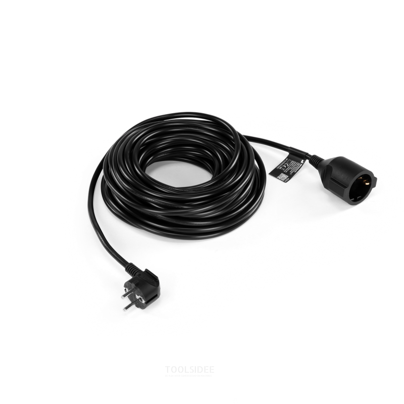 HBM verlengsnoer H05VV-F 3G1.5mm² 15m IP20 1-voudig HBM verlengsnoer H05VV-F 3G1.5mm² 15m IP20 1-voudig