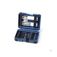 HBM 26-delige impact schroefbitset en dopsleutelset met HEX-opname