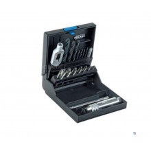 Volkel korte machinetapset P.K.25 M3-12 met gereedschapshouder, 16-delig