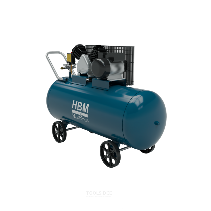 HBM remtrukne kompressor 200 liter.