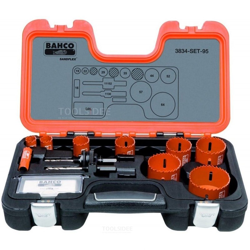 Bahco hulsavssæt, 3834-SET-95. Bahco hulsavssæt, 3834-SET-95.