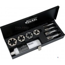 Volkel sanitetsæt G 1/4 - 3/4 inch, 9 dele. Volkel sanitetsæt G 1/4 - 3/4 inch, 9 dele.