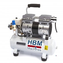HBM 9 liters professionell lågbrusskompressor HBM 9 liters professionell lågbrusskompressor