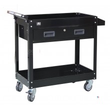 HBM verktygsvagn 90 cm, svart. HBM verktygsvagn 90 cm, svart.
