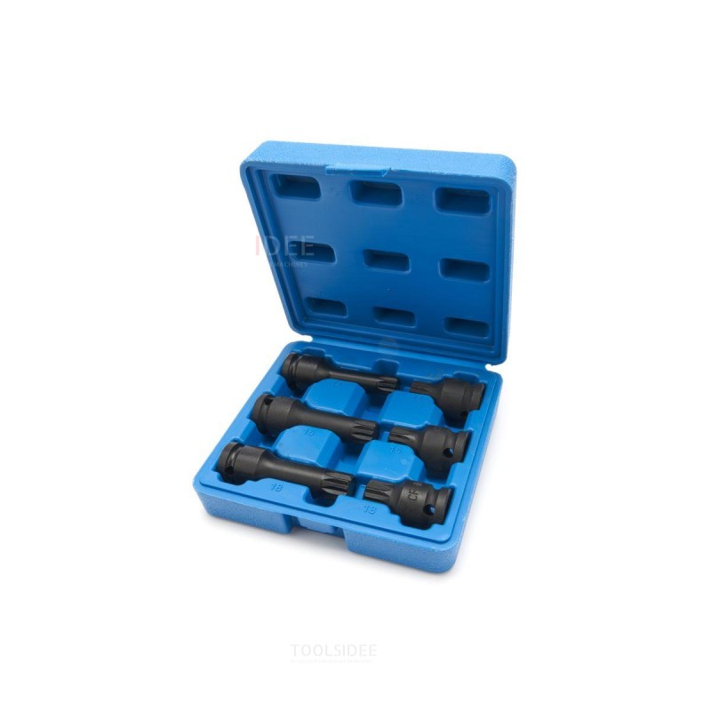 HBM Kraft-Spline-Nussensatz 6-teilig. HBM Kraft-Spline-Nussensatz 6-teilig.