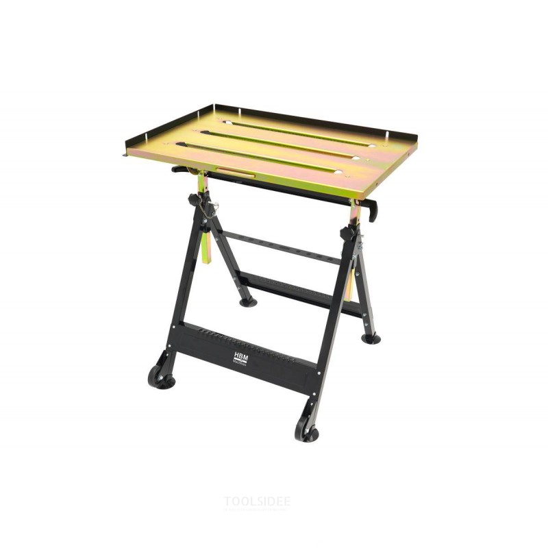 HBM lastafel, kantelbaar en in hoogte verstelbaar, 760 x 510 mm