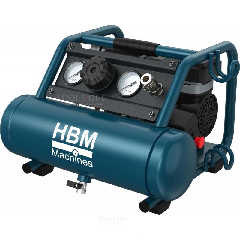 HBM stille compressor, 4 liter HBM stille compressor, 4 liter