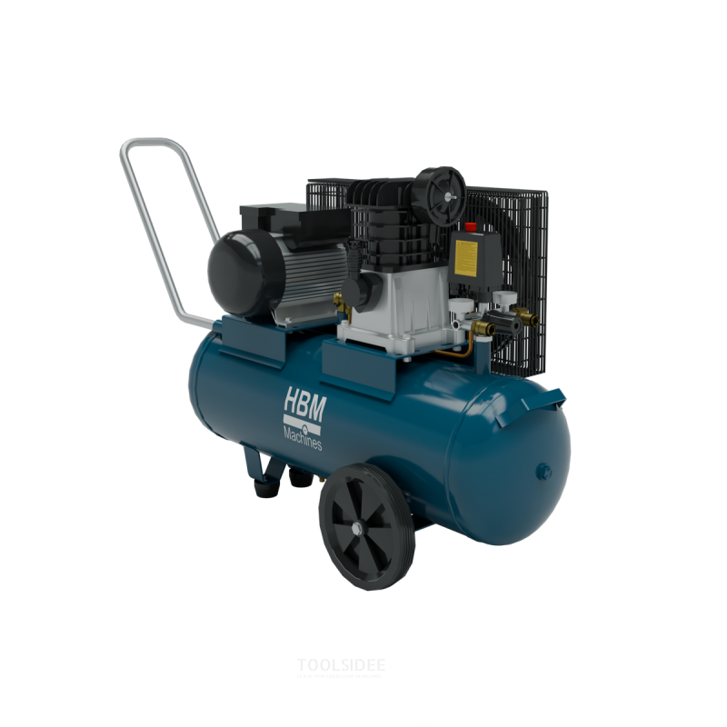 HBM remdrevet kompressor 50 liter HBM remdrevet kompressor 50 liter