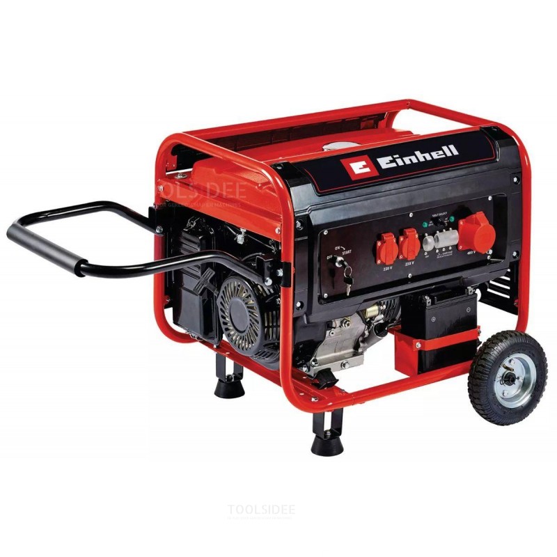 Einhell generator med 420 cc benzinmotor 230V 400V 3600W. Einhell generator med 420 cc benzinmotor 230V 400V 3600W.