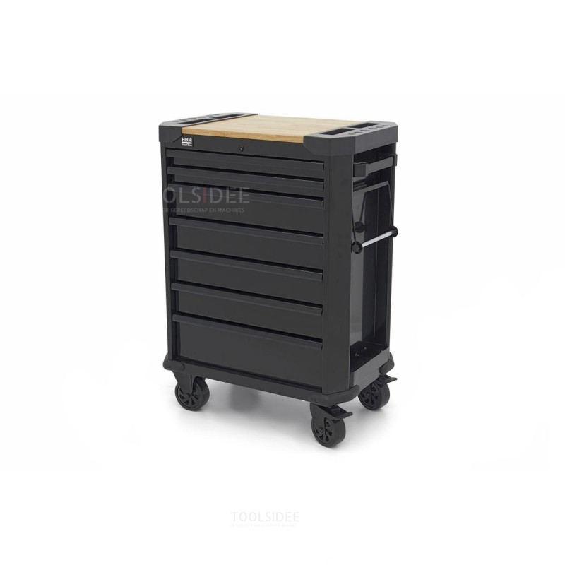 HBM gereedschapswagen 7 laden 71 cm zwart HBM gereedschapswagen 7 laden 71 cm zwart