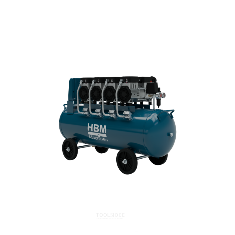HBM lydsvag kompressor, 4PK, 120 liter.