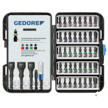 Gedore torsionsbit sæt 666-045, 45 dele. Gedore torsionsbit sæt 666-045, 45 dele.