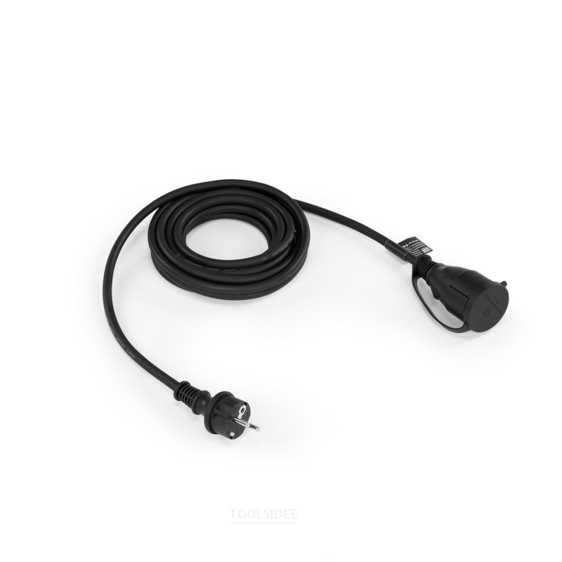 HBM forlængerledning H07RN-F 3G1.5mm² 1-voudig IP44 5m HBM forlængerledning H07RN-F 3G1.5mm² 1-voudig IP44 5m