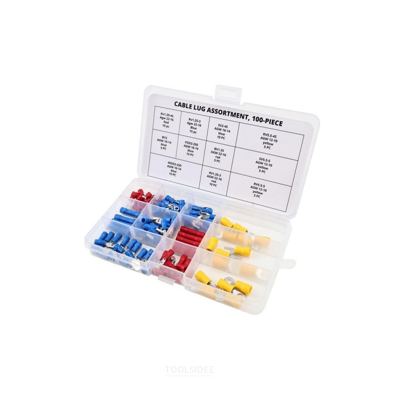 HBM kabelsko-assortiment 100-delt. HBM kabelsko-assortiment 100-delt.