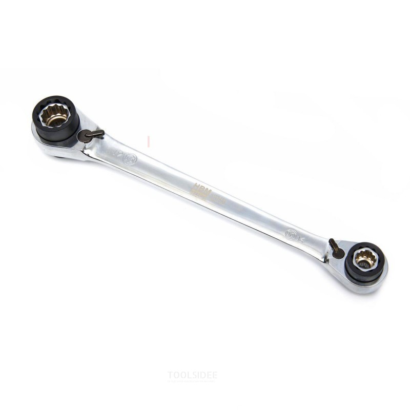 HBM vendbar skralde 8-i-1, 8 - 19 mm. HBM vendbar skralde 8-i-1, 8 - 19 mm.