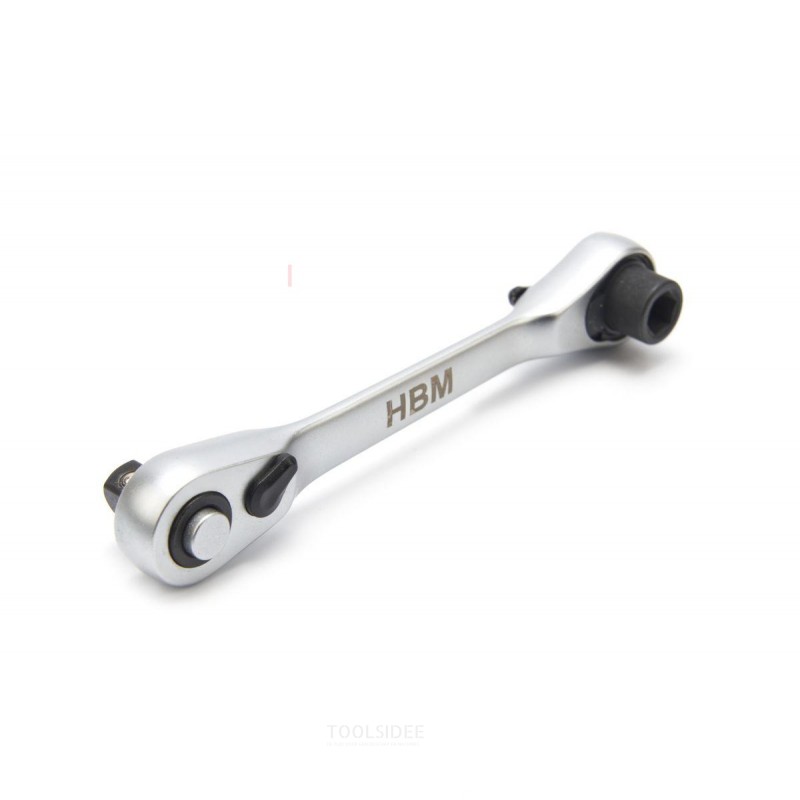 HBM skralde med 1/4 inch og HEX-holder HBM skralde med 1/4 inch og HEX-holder