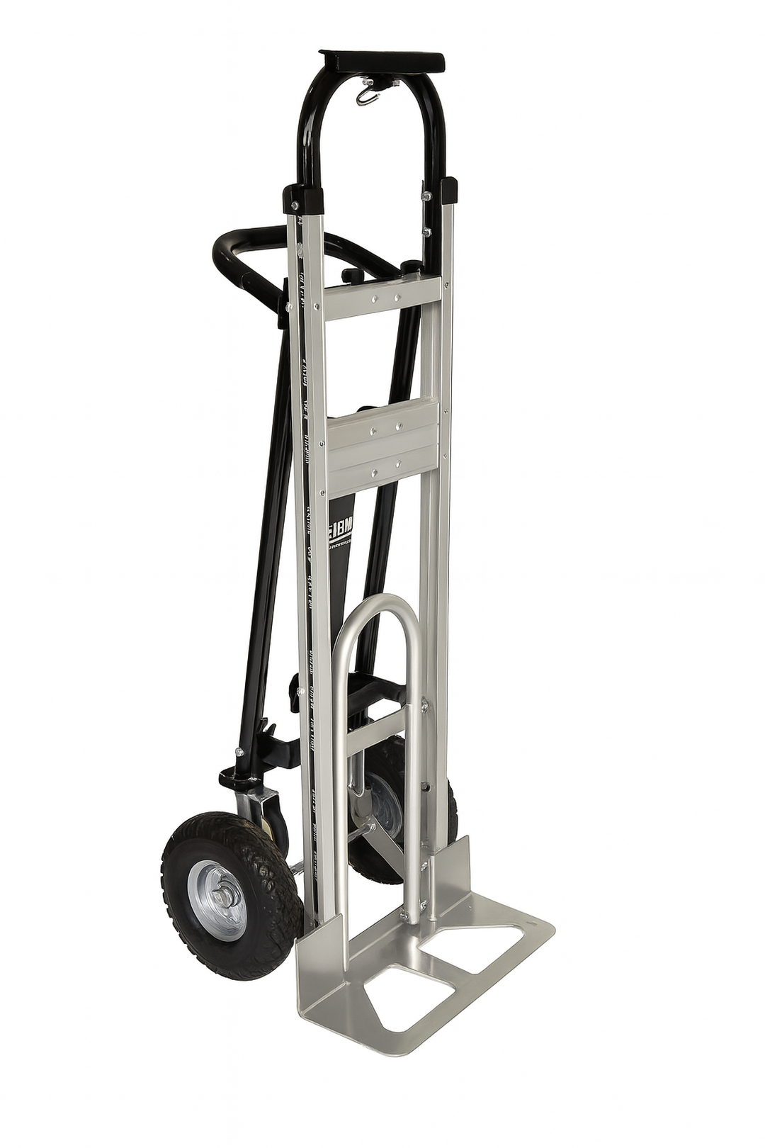 HBM sammenklappelig aluminium sækkevogn, transportvogn og dolly 3 i 1. HBM sammenklappelig aluminium sækkevogn, transportvogn og dolly 3 i 1.