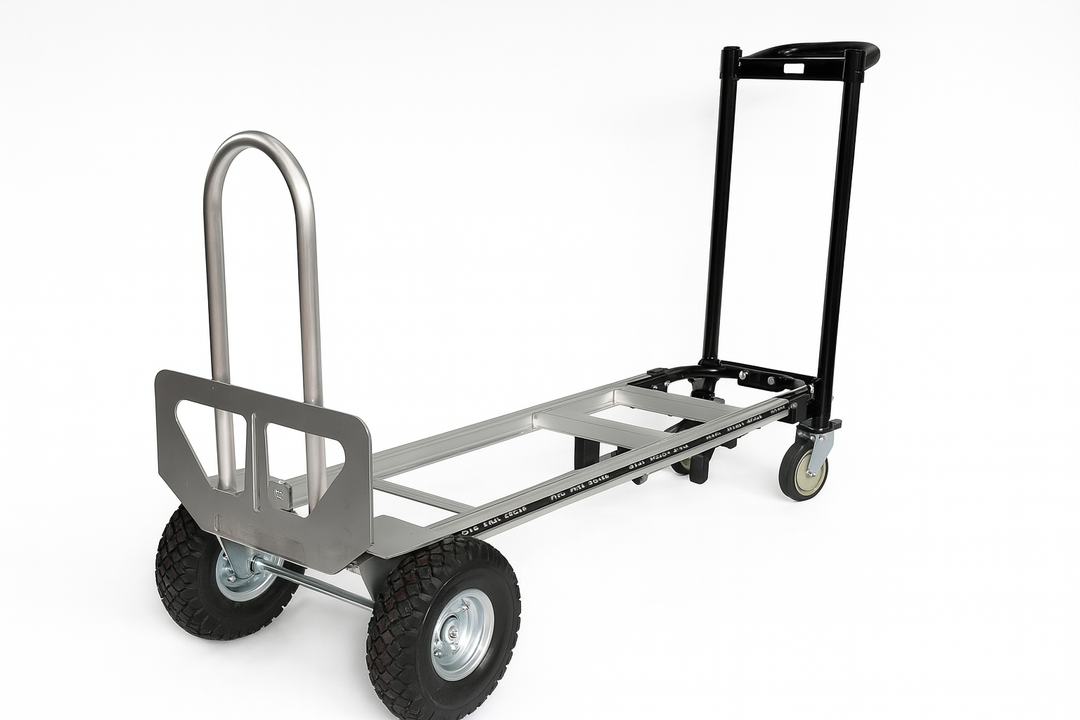 HBM sammenklappelig aluminium sækkevogn, transportvogn og dolly 3 i 1. HBM sammenklappelig aluminium sækkevogn, transportvogn og dolly 3 i 1.
