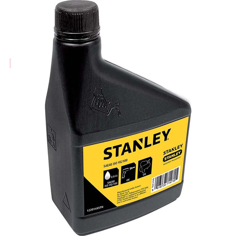 Stanley kompressorolie 0.6L, SAE40 ISO VG100.