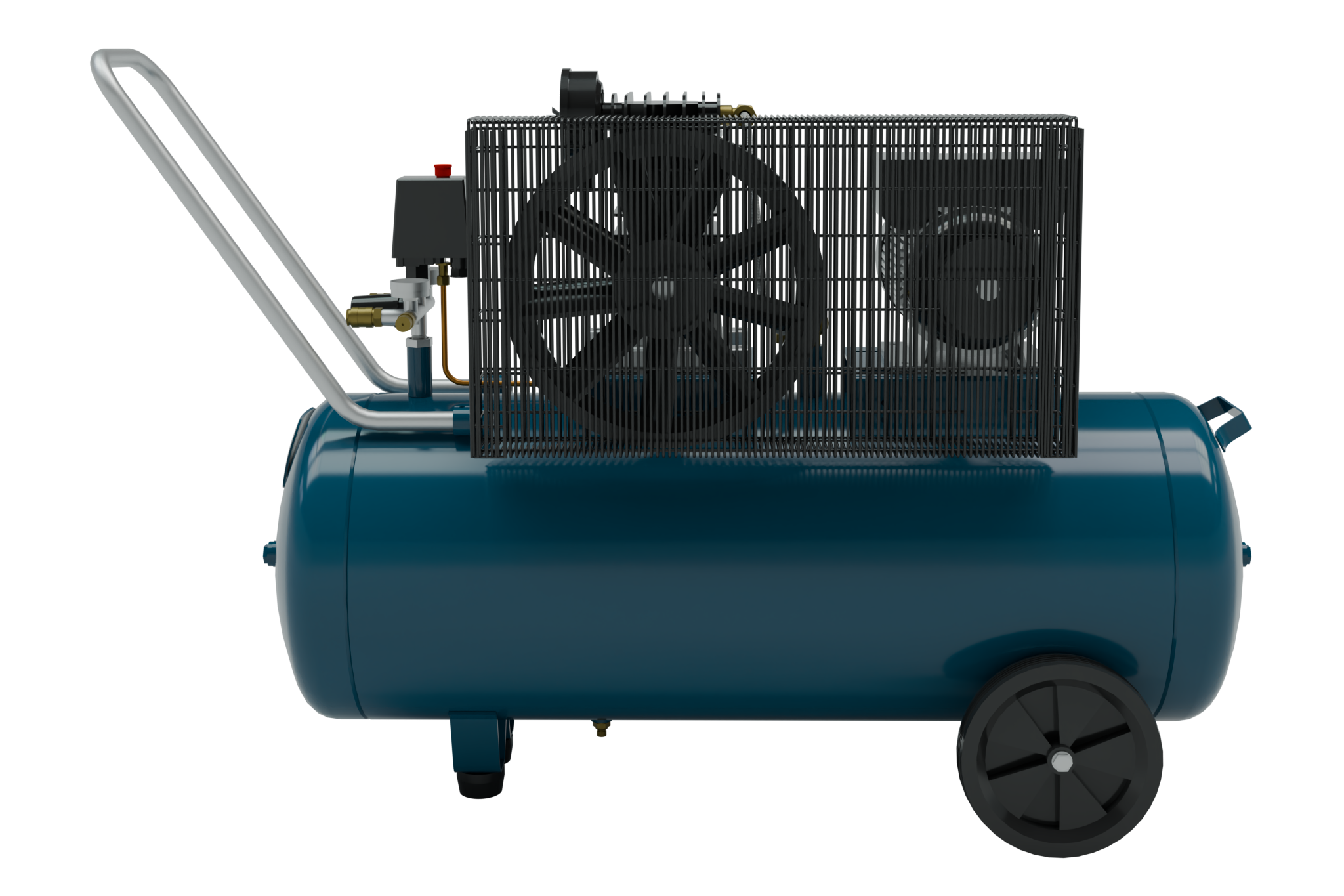 HBM remtrækskompressor 100 liter