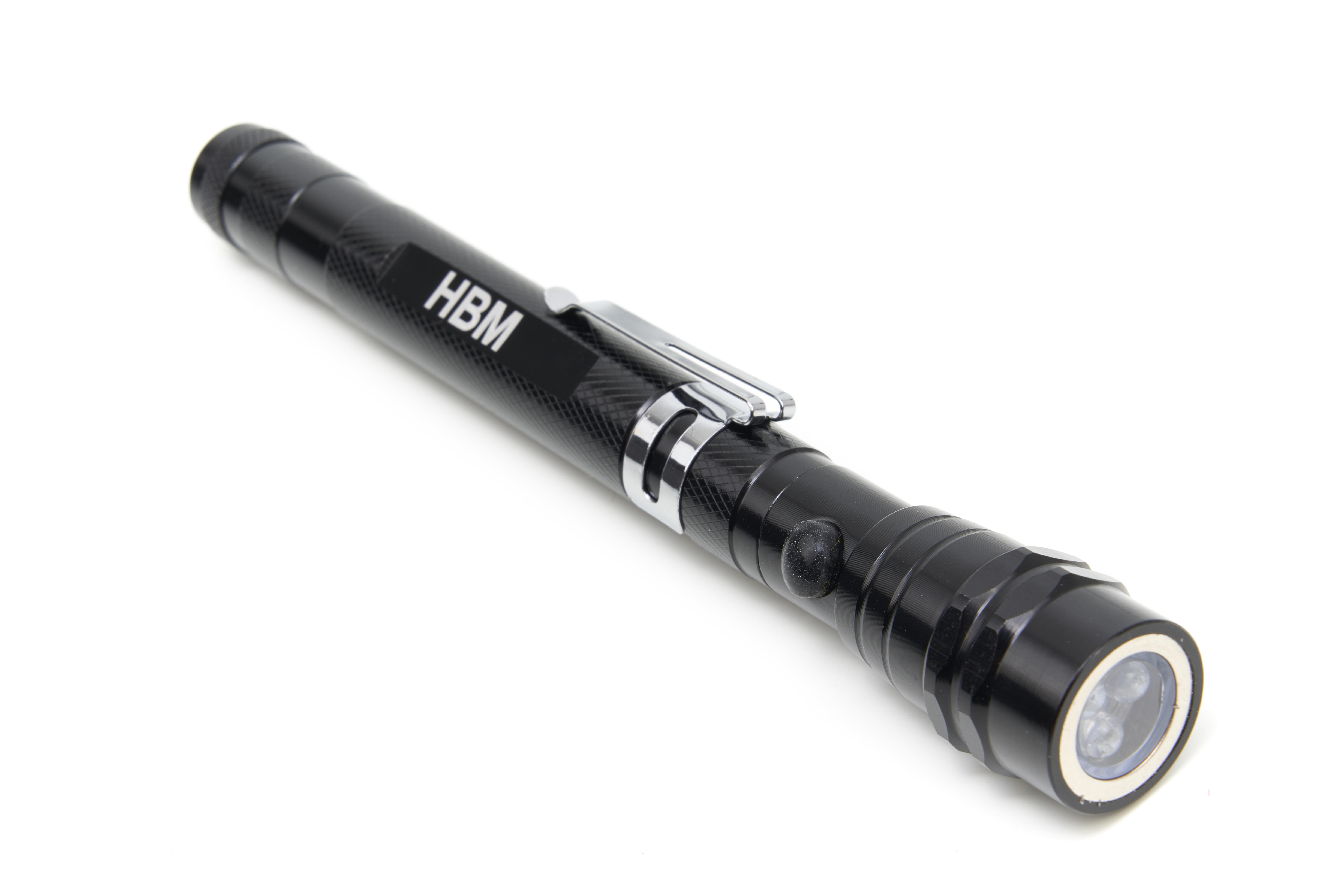 HBM magneetgereedschappenset 5-delig met LED lamp, spiegels en pick-up magneten