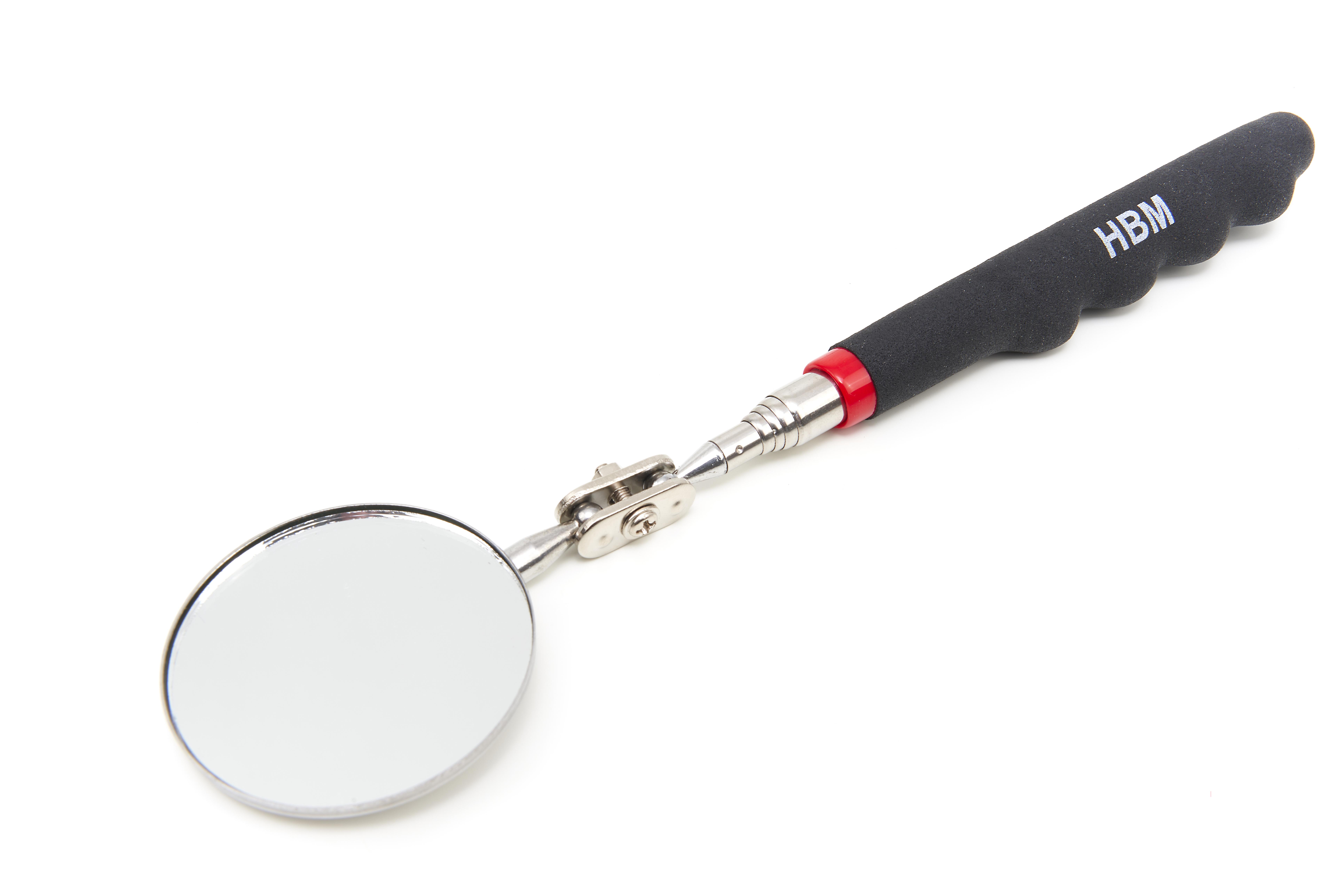 HBM magneetgereedschappenset 5-delig met LED lamp, spiegels en pick-up magneten
