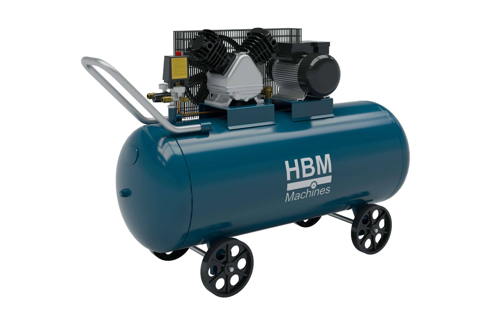 HBM remtrukne kompressor 200 liter.