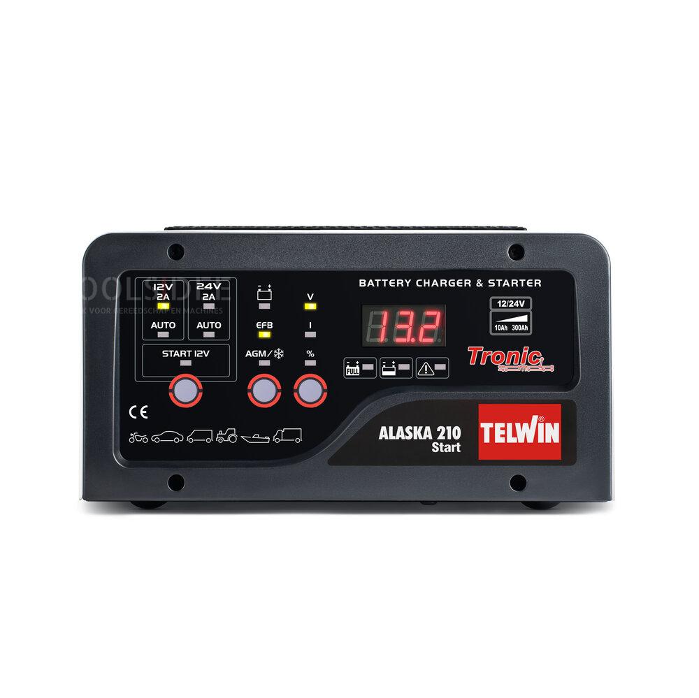 Telwin batterilader Alaska 210 Start 130V 12-24V Telwin batterilader Alaska 210 Start 130V 12-24V
