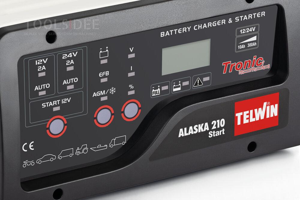 Telwin batterilader Alaska 210 Start 130V 12-24V Telwin batterilader Alaska 210 Start 130V 12-24V