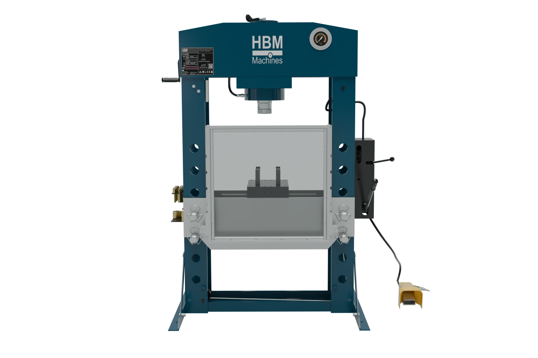 HBM værkstedspresse 100 ton HBM værkstedspresse 100 ton