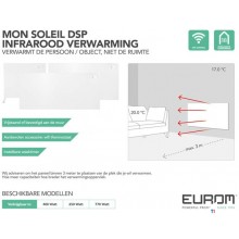 Eurom Mon Soleil DSP 400 Wifi Infraroodverwarming 400 W