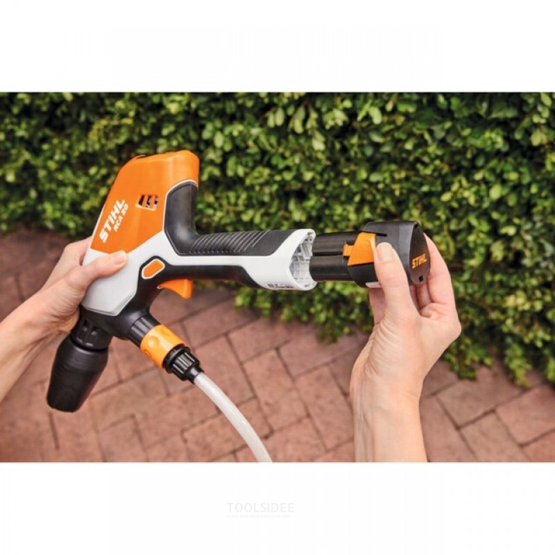 Stihl RCA 20 Accu Hogedrukreiniger met Accu en Lader Stihl RCA 20 Accu Hogedrukreiniger met Accu en Lader