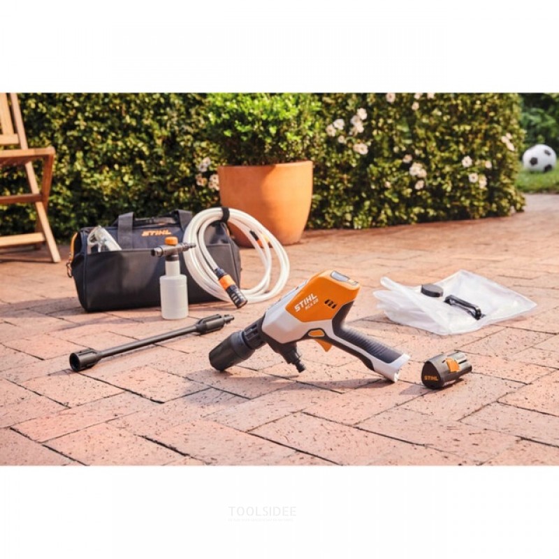 Stihl RCA 20 Accu Hogedrukreiniger met Accu en Lader Stihl RCA 20 Accu Hogedrukreiniger met Accu en Lader