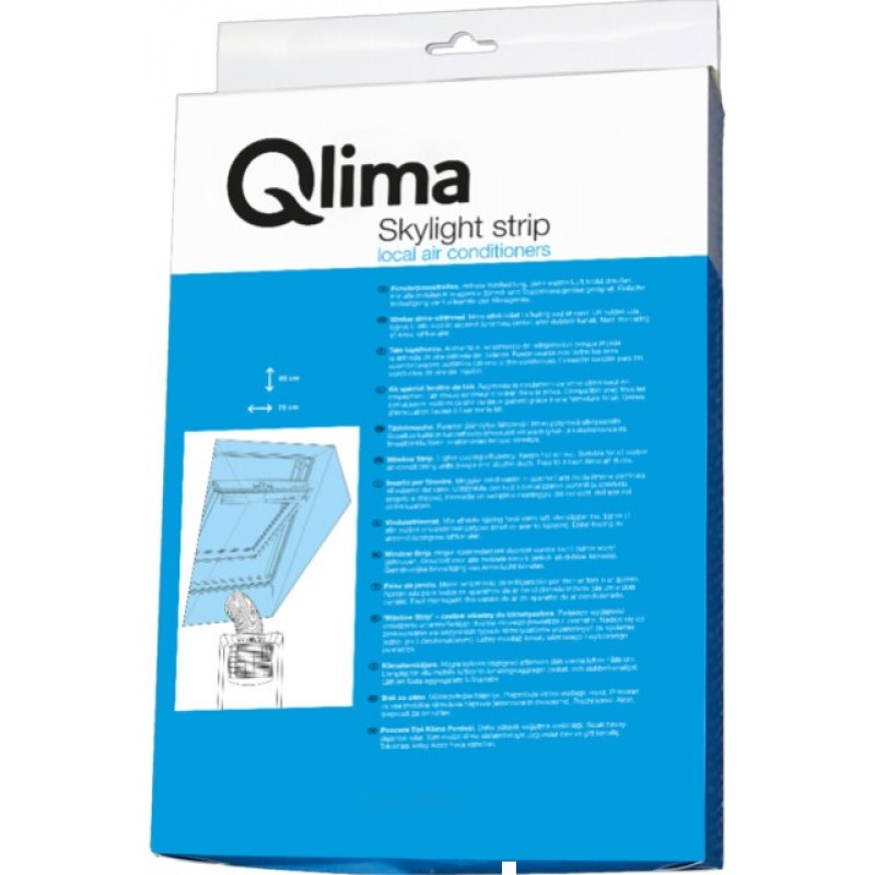 Qlima WKR 01 Raammontageset voor Dakraam Grijs voor Qlima Mobiele Airco's Qlima WKR 01 Raammontageset voor Dakraam Grijs voor Qlima Mobiele Airco's