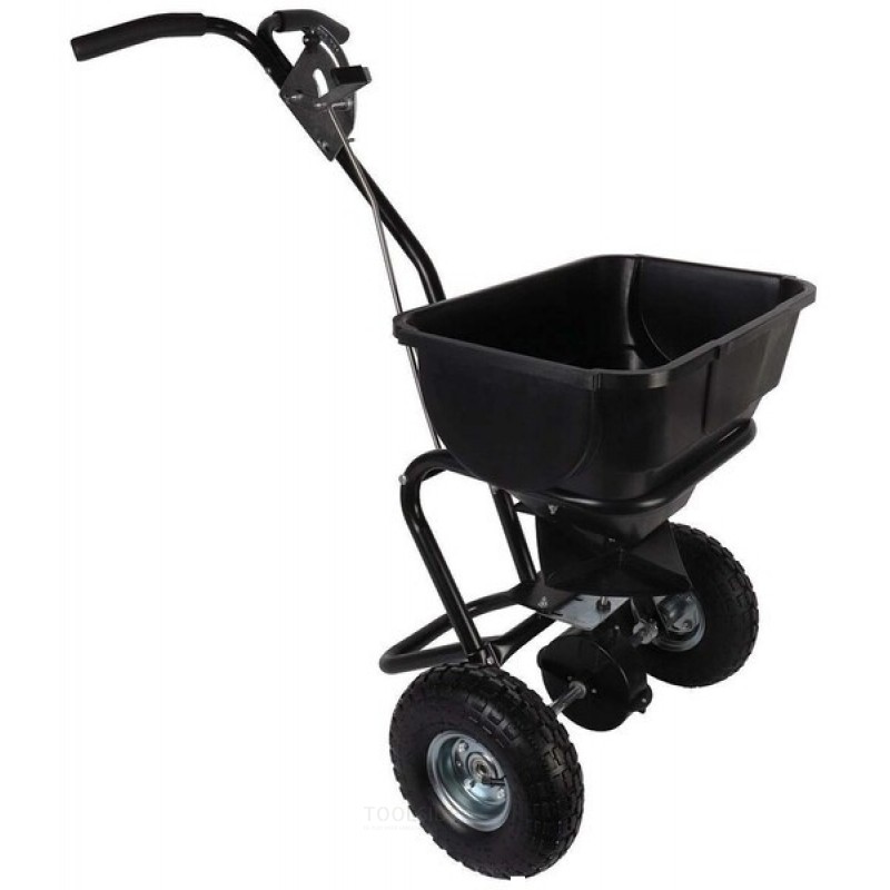 Talen Tools Professionele Strooiwagen Universeel Luxe 25 liter met opklapbare duwstang