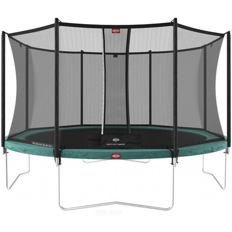 BERG Trampoline Favorit Groen Ø 380 cm met Safety Net Comfort BERG Trampoline Favorit Groen Ø 380 cm met Safety Net Comfort