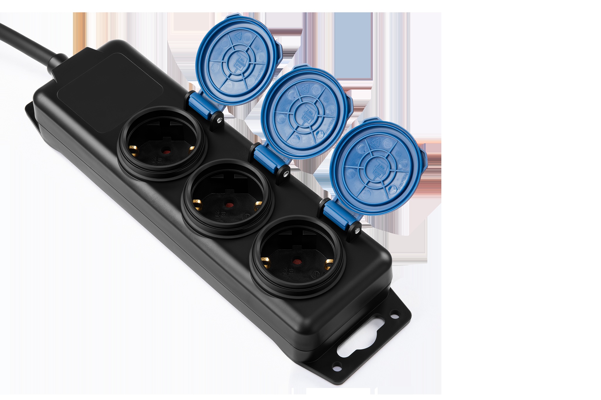 HBM socket strip 3-way IP44 3m HBM socket strip 3-way IP44 3m