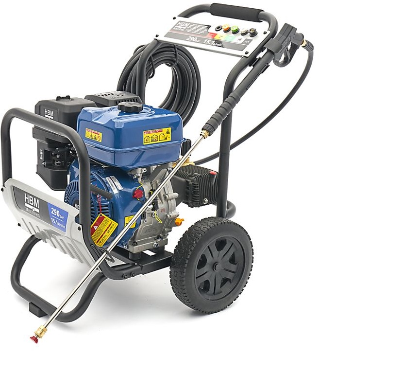 HBM bensindriven högtryckstvätt 290 bar 15,1L/min 459cc