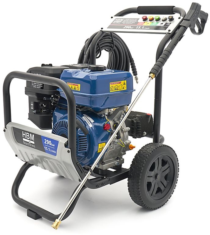 HBM bensindriven högtryckstvätt 290 bar 15,1L/min 459cc