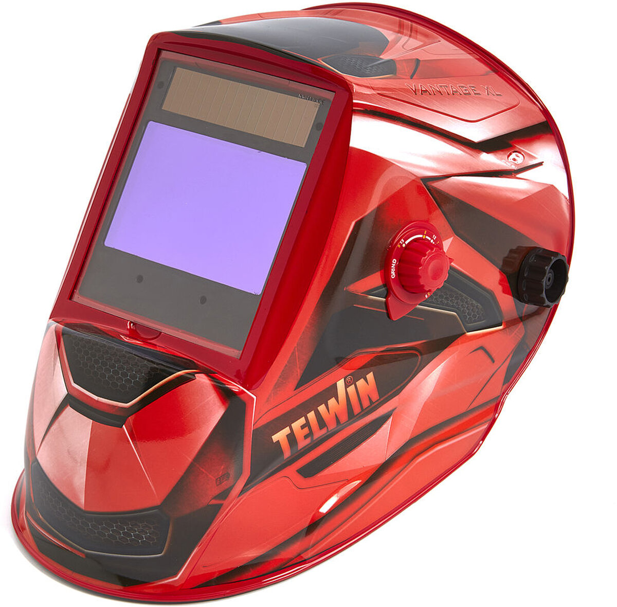 Telwin vantage xl red welding helmet